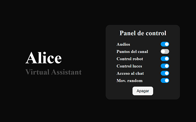 página de alice